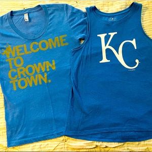 Pair of KC Royals Tops